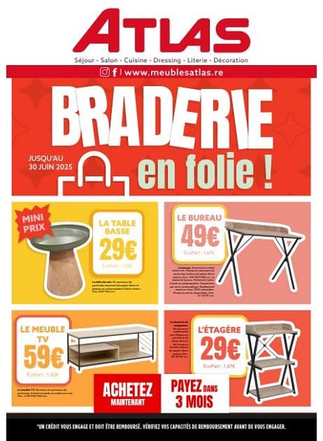BRADERIE EN FOLIE !