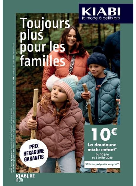 TOUJOURS PLUS POUR LES FAMILLES