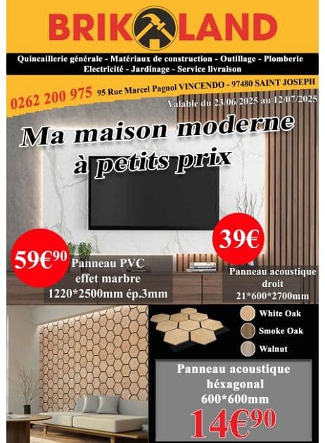 MA MAISON MODERNE À PETITS PRIX