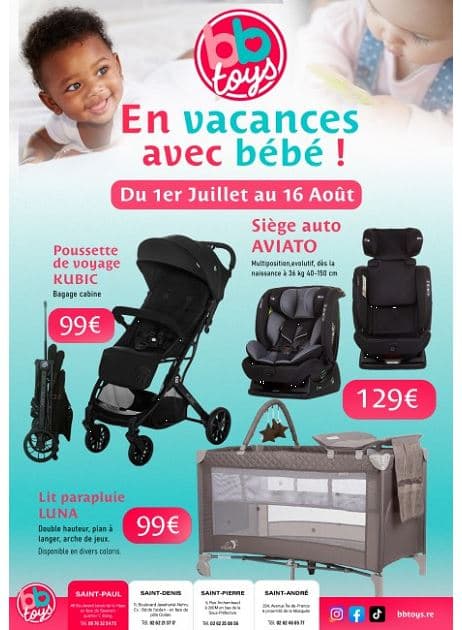 EN VACANCES AVEC BÉBÉ !