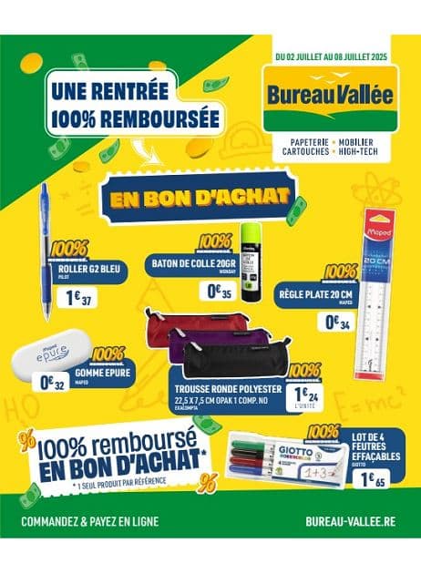 UNE RENTRÉE 100% REMBOURSÉE