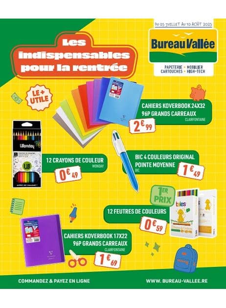 LES INDISPENSABLES POUR LA RENTRÉE