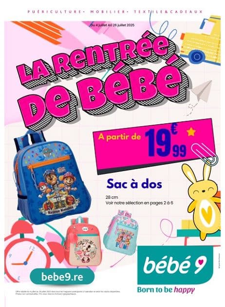LA RENTRÉE DE BÉBÉ