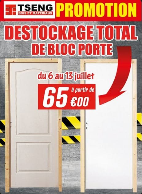 DESTOCKAGE TOTAL DE BLOC PORTE