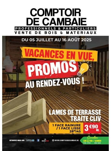 VACANCES EN VUE PROMOS