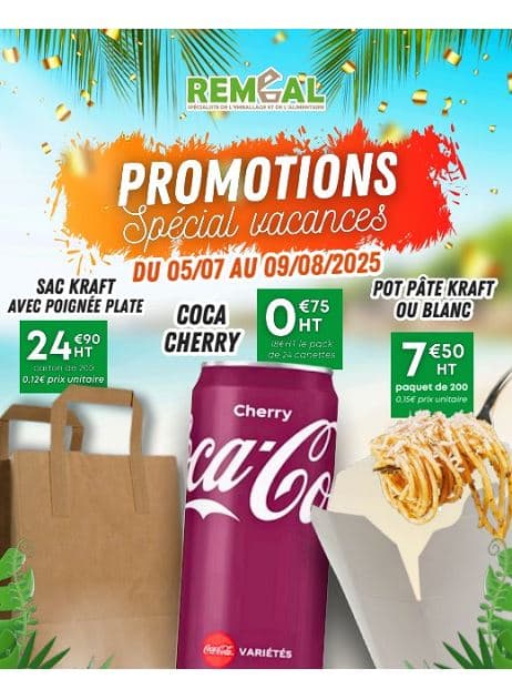 PROMOTIONS SPÉCIAL VACANCES