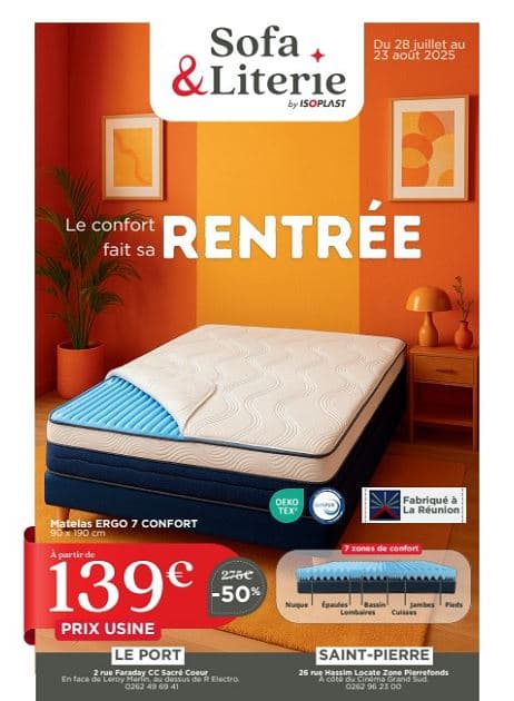 LE CONFORT FAIT SA RENTRÉE