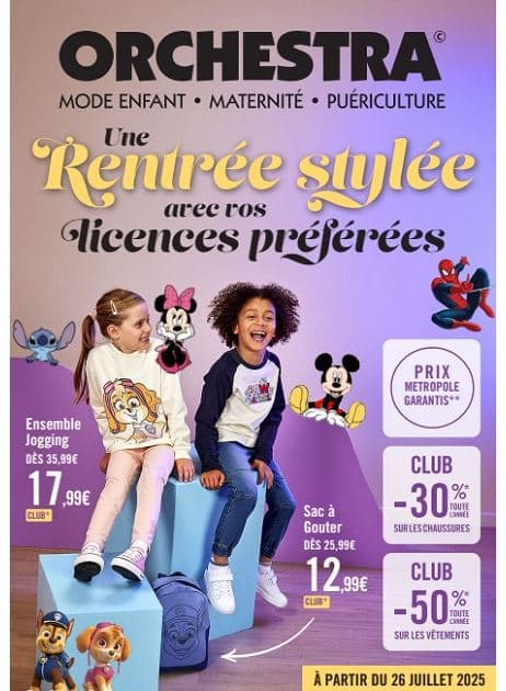 UNE RENTRÉE STYLÉE AVEC VOS LICENCES PRÉFÉRÉES