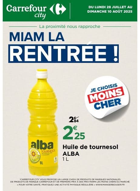 MIAM LA RENTRÉE