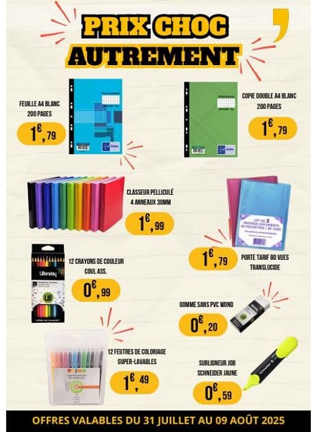 PRIX CHOC AUTREMENT