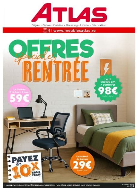 OFFRES SPÉCIALES RENTRÉE