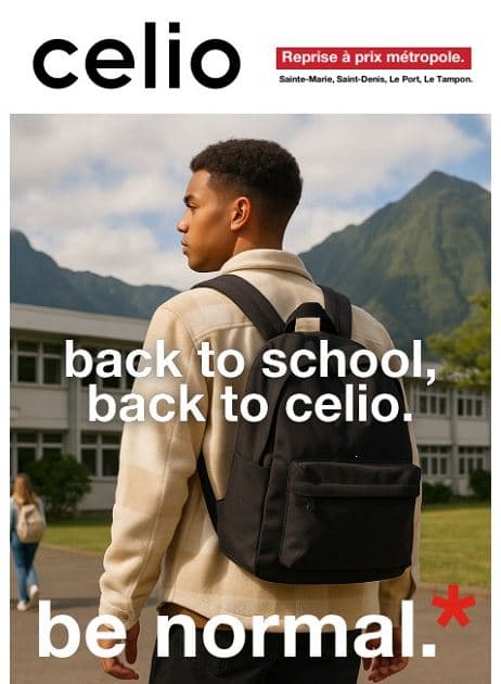 BACK TO SCHOOL, BACK TO CELIO