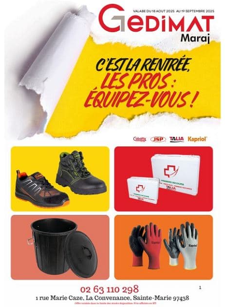 C'EST LA RENTRÉE LES PROS ÉQUIPEZ-VOUS