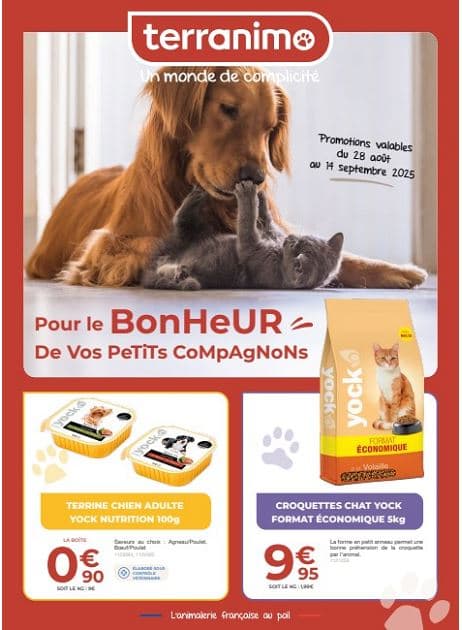 POUR LE BONHEUR DE VOS PETITS COMPAGNONS