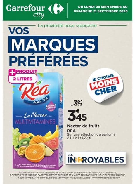 VOS MARQUES PRÉFÉRÉES