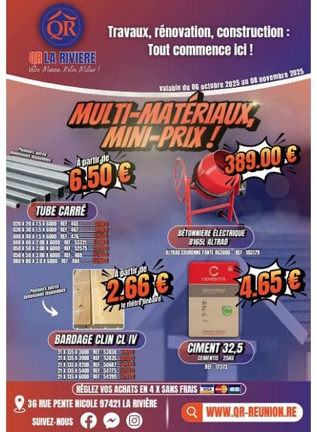 MULTI-MATÉRIAUX MINI-PRIX