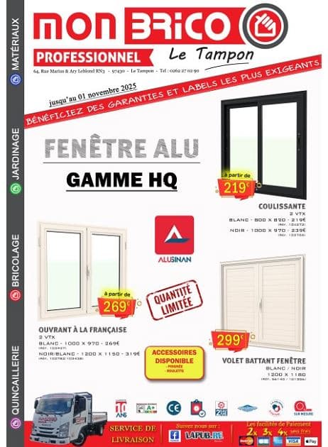 FENÊTRE ALU GAMME HQ