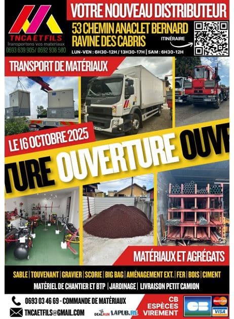 TRANSPORT DE MATÉRIAUX
