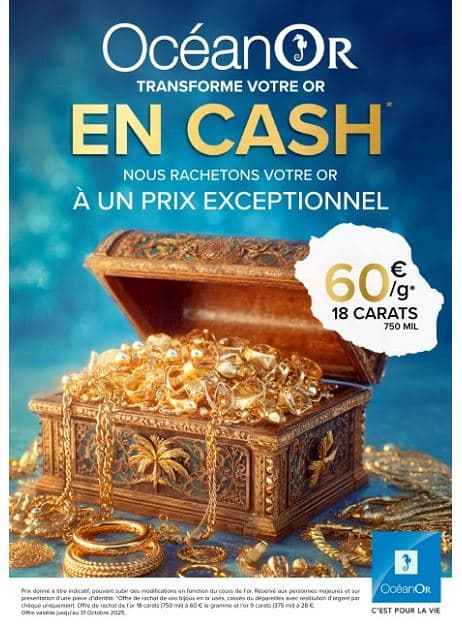 TRANSFORME VOTRE OR EN CASH