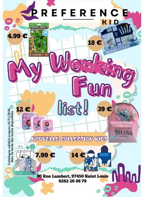 MY WORKING FUN LIST