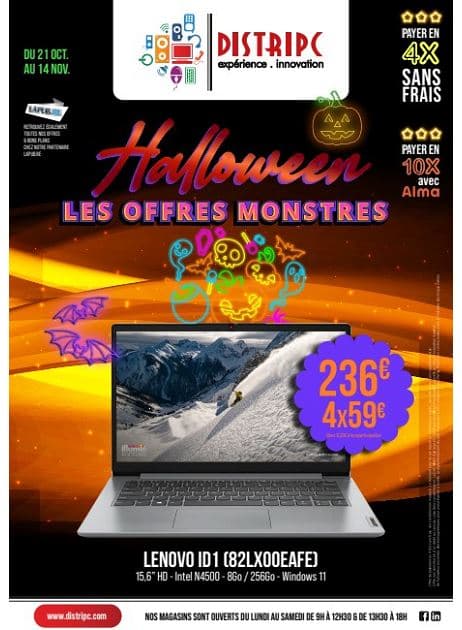 HALLOWEEN LES OFFRES MONSTRES
