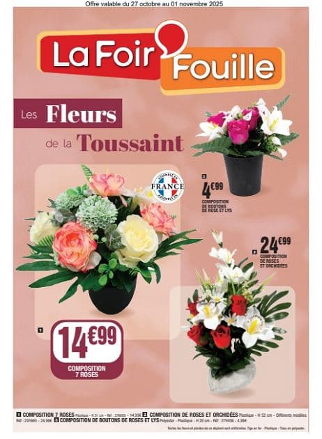 LES FLEURS DE LA TOUSSAINT