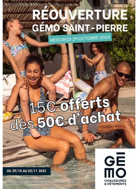 RÉOUVERTURE GÉMO SAINT-PIERRE