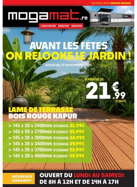 AVANT LES FÊTES ON RELOOKE LE JARDIN