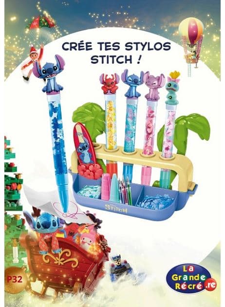 CRÉE TES STYLOS STITCH !