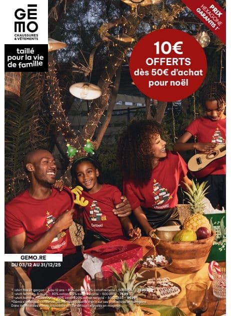 10€ OFFERTS DÈS 50€ D’ACHAT POUR NOËL