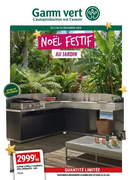 NOËL FESTIF AU JARDIN