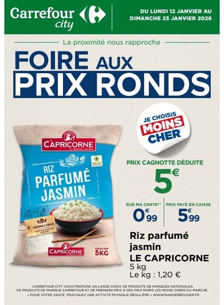 FOIRE AUX PRIX RONDS