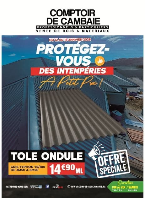 PROTÉGEZ-VOUS DES INTEMPÉRIES