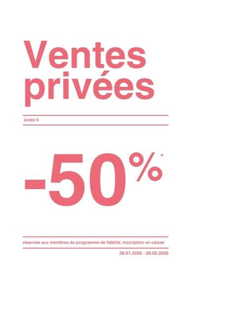 VENTES PRIVÉES