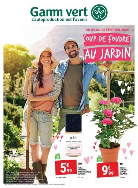 COUP DE FOUDRE AU JARDIN