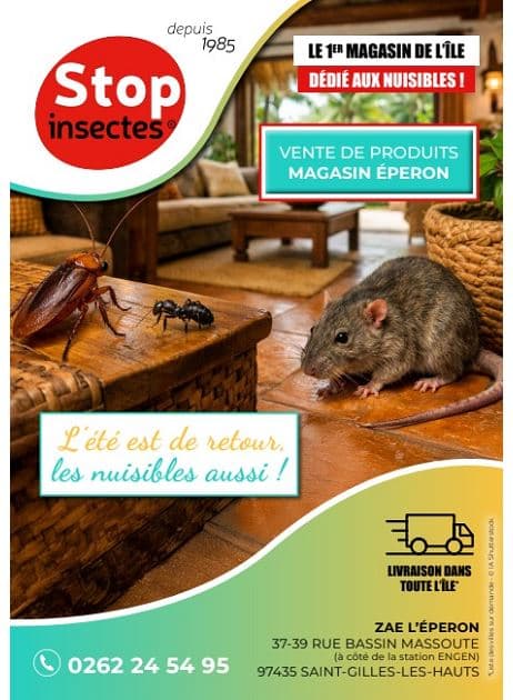 L’ÉTÉ EST DE RETOUR, LES NUISIBLES AUSSI