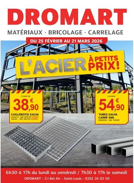 L'ACIER À PETITS PRIX!