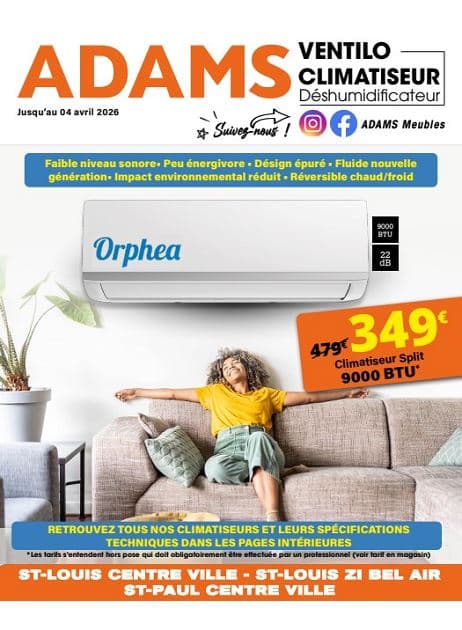 ADAMS VENTILO CLIMATISEUR