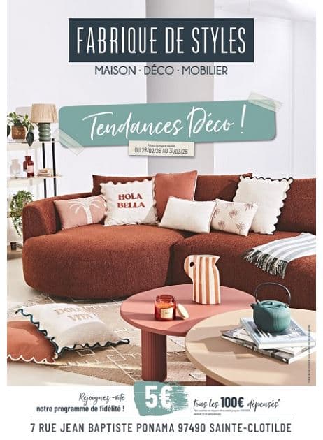 TENDANCES DÉCO !