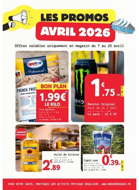 LES PROMOS AVRIL 2026