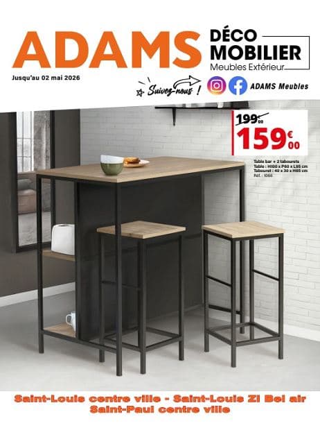 ADAMS DÉCO MOBILIER