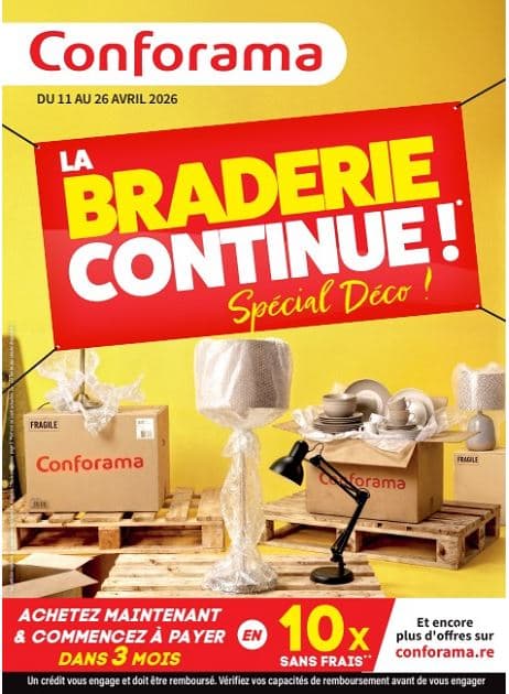 LA BRADERIE CONTINUE !