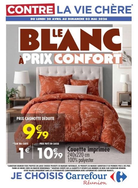 LE BLANC À PRIX CONFORT