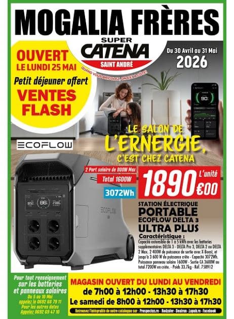 LE SALON DE L'ENERGIE C'EST CHEZ CATENA