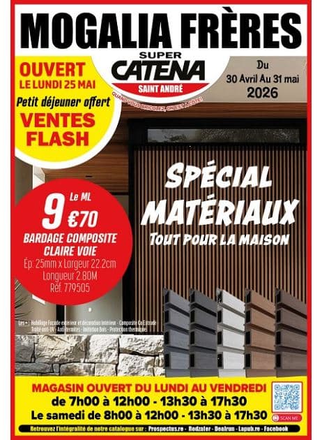 SPÉCIAL MATÉRIAUX TOUT POUR LA MAISON