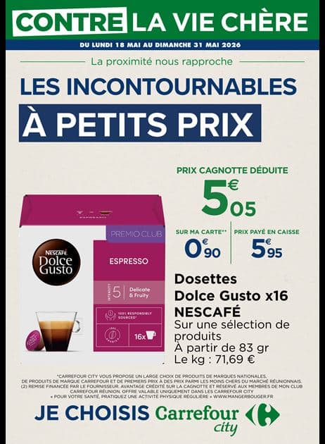 LES INCONTOURNABLES À PETITS PRIX