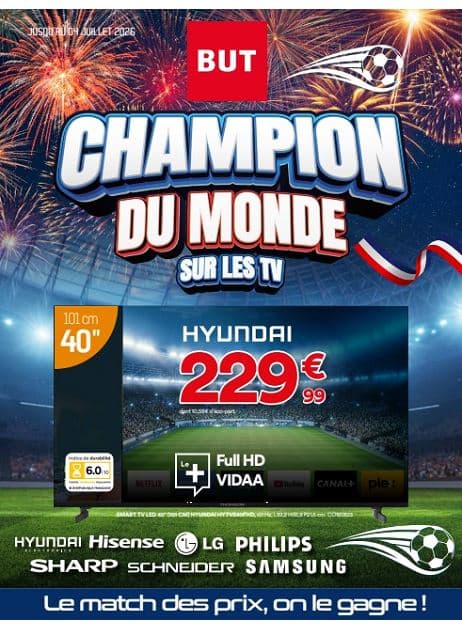 CHAMPION DU MONDE SUR LES TV