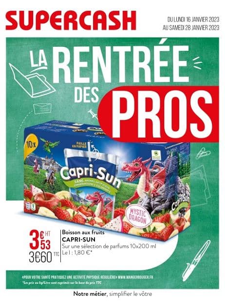 LA RENTREE DES PROS