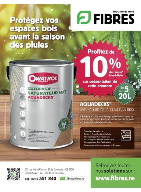 PROTEGEZ VOS ESPACES BOIS AVANT LA SAISON DES PLUIES