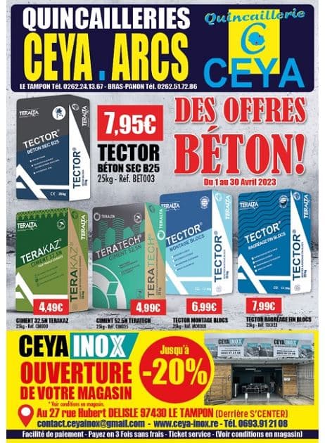 DES OFFRES BETON